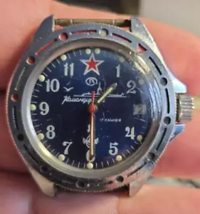 Watch Wostok Komandirskie. Mechanical . Russian USSR - Picture 1 of 12