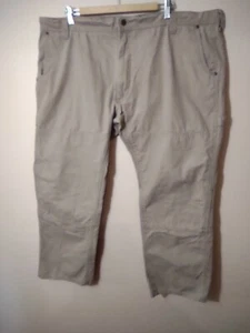 Pantalones de mezclilla Key Carpenter para hombre 44x30 caqui ripstop algodón calce relajado ropa de trabajo - Imagen 1 de 4
