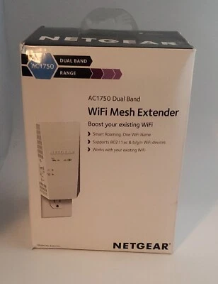 Netgear AC1750 Dual Band WiFi Mesh Extender - Image 1 of 4