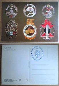 Cartolina X^ FLOTTIGLIA MAS DELLA R.S.I - 50° ANNIVERSARIO 1943 / 1993 - 1° Tipo - Picture 1 of 5