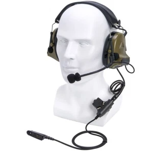 Casque tactique U94 PTT réduction du bruit casque de tir pour Motorola GP140 - Photo 1/8