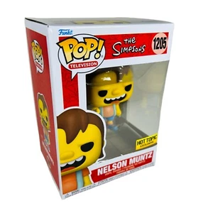 Funko Pop! Television The Simpsons Nelson Muntz 1205 Hot Topic Exclusive - Picture 1 of 8