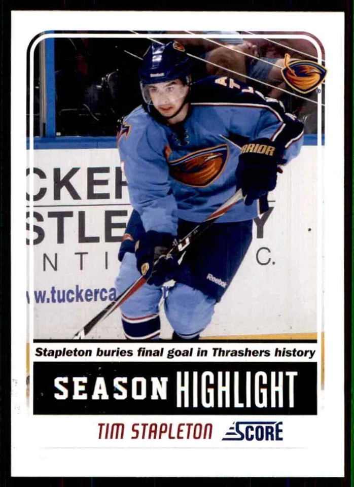 2011-12 Score Tim Stapleton #27 - Image 1 of 2