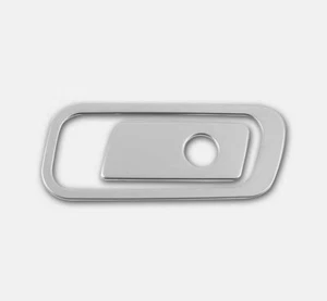 For Cadillac CT5 2019-2020 Co-Pilot Storage Box Handle Cover Trim Silver Steel - Picture 1 of 7