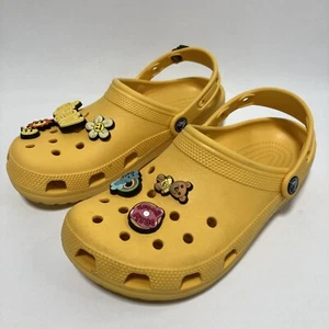 Crocs x Justin Bieber x Drew House gelber klassischer Clog Schuh Größe M6 W8 Slipper - Bild 1 von 15