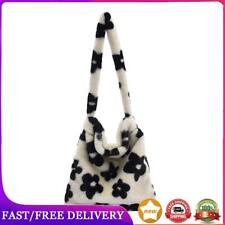 Fashion Women Handbag Cute Plush for Autumn Winter Large Capacity (Black) AU