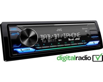 JVC KD-X482DBT MP3 Autoradio Bluetooth DAB+ USB iPod AUX-IN KFZ Radio Tuner - Bild 1 von 4