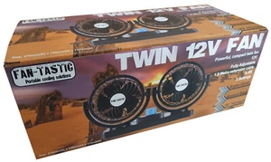 Fantastic 12V Twin Speed Fan Compact Caravan Car Truck RV Boat Accessories PARTS - Picture 1 of 2