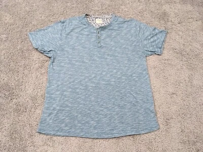 Method Henley Shirt Men's Extra Large Short Sleeves Blue Pullover - Image 1 of 4