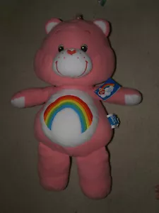 Care Bears Cheer Bear Regenbogen 25 Zoll Plüsch 2002 Kuschelkissen mit Etikett - Bild 1 von 15