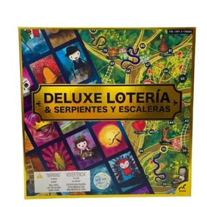 Deluxe Lotería & Serpientes y Escaleras Snakes and Ladders Game Set - 8 Boards - Picture 1 of 4