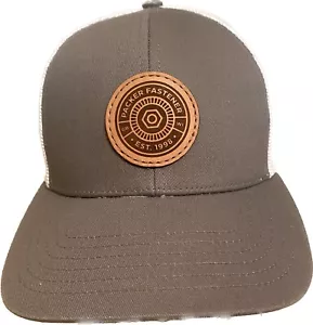 Gray And White Packer Fastener SnapBack Hat Mesh Back Outdoor Cap - Picture 1 of 13