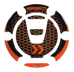 Almohadilla tapa depósito moto pegatina panal naranja compatible para KTM 1290 Super Duke R - Imagen 1 de 7