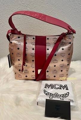 NUEVO MCM Klara Bolso de Hombro Visetos Mediano🌼 Foto 1 de 4