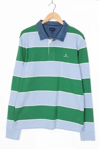Polo de rugby GANT para hombre talla XL a rayas manga larga VR2985 - Imagen 1 de 7