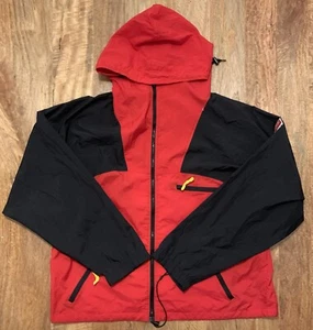 Vintage Marlboro Adventure Team Windbreaker Red Hooded Track Jacket Size XL - Picture 1 of 7