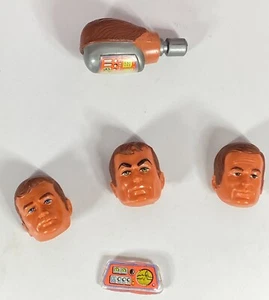 Vintage Six Million Dollar Man Robot Maskatron Face Faces Head Chest plate lot - Picture 1 of 8