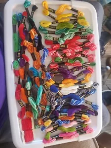 Embroidery Floss lot skeins / cards Most are new - Picture 1 of 4