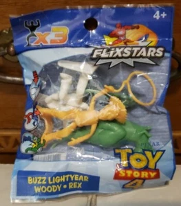 Flixstars Toy Story 4 Figuren - Buzz Lightyear Woody Rex von Mattel Disney Pixar - Bild 1 von 3