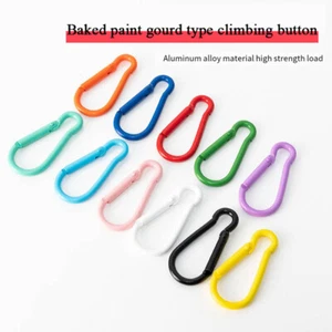 Carabiner Clip Snap Hook Small Key Ring Camping Sports Karabiner 10x 5x 1x - UK - Picture 1 of 36