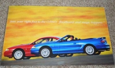 1998 Ford Mustang Cobra SVT Deluxe 24-Page Dealer Sales Brochure - Image 1 of 2