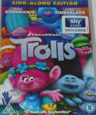 Trolls Sing-along Edition DVD New/Sealed Dreamworks Timberlake Kendrick - Image 1 of 2