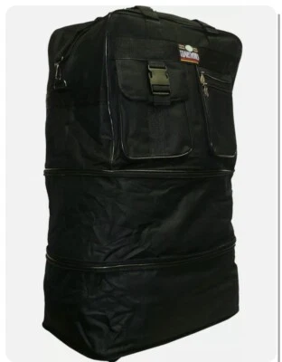 Maleta de equipaje giratoria con ruedas bolsa de lona expandible de 40" - resistente Foto 1 de 4