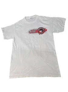 Tony Stewart #14 White T Shirt Official Fan Club Size M NASCAR - Picture 1 of 12