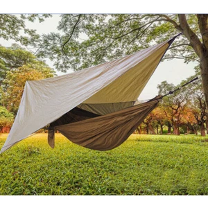 360*290cm Canopy Hammock Rain Fly Tent Camping Waterproof Outdoor New - Picture 1 of 17