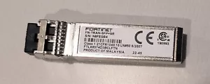 Fortinet FN-TRAN-SFP+SR compatible 10GBASE-SR SFP+SR 850nm LC 400M over MMF - Picture 1 of 3