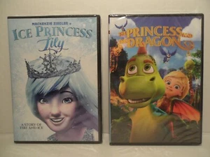 ICE PRINCESS Lily + THE PRINCESS AND THE DRAGON DVD LOT, NEW - Picture 1 of 8