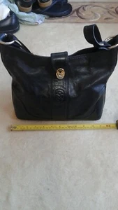 MARINO ORLANDI WOMEN VINTAGE BAG BLACK COLOR - Picture 1 of 8