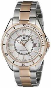 Bulova 98M113 Precisionist Silver Dial Two Tone Stainless Steel Women's Watch
