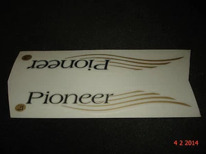 2 AUTHENTIC NOS RALEIGH PIONEER BICYCLE FRAME STICKERS #17 DECALS - Picture 1 of 1