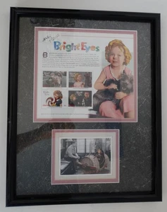 Shirley Temple Hollywood Filmstar Aufkleber Stempel im Rahmen Bright Eyes - Bild 1 von 3