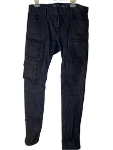 Ralph Lauren Black Label Denim Cargo Pants men's size 34 x 34 - Picture 1 of 7