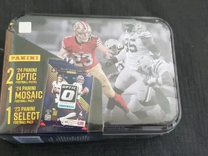 2024 Panini Donruss Optic Football Christian McCaffrey 49ers Sealed Box Tin NEW! - Picture 1 of 3