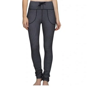 Lululemon Athletica Skinny Will Hose Rautenpunkte schwarz/weiß Größe 6 Damen - Bild 1 von 11