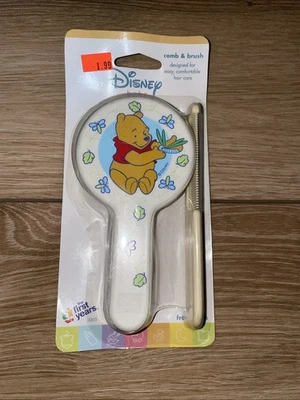 Vintage The First Years Disney Baby Winnie the Pooh Brush & Comb 2002 NOS NEW - Image 1 of 4
