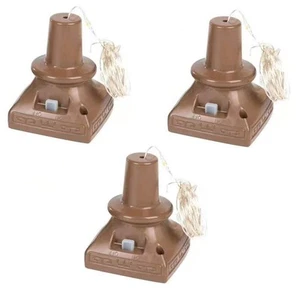 5pcs Solar Powered Bottle Lights 20 LED Cork Lights Wine Bottles Square Shaped - Picture 1 of 16