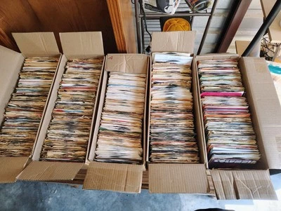  100 - 7" - 45 rpm Records  Bulk Lot. see description - Image 1 of 3