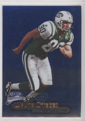 1998 Fleer Brilliants Blue Wayne Chrebet #38B - Image 1 of 2