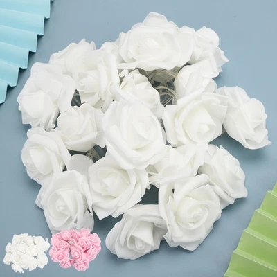 3 Meter 20LED USB Artificial Flower String Lights Rose Fairy Lights For Vale LSO - Image 1 of 4