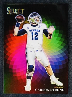 CARSON STRONG 2022 Panini Select Football DRAFT PICKS Color Wheel Case Hit SSP - Image 1 of 2