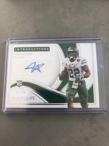 2023 Panini Immaculate Collegiate Tyjae Spears Introductions Auto Rookie Rc /99 - Picture 1 of 3