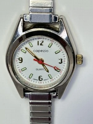 Женские спортивные/классические часы Capezio, красные секундная стрелка, винтажные подарки для нее - Изображение 1 из 4