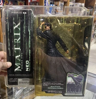 Figura Neo McFarlane Matrix Revolutions 2003 de colección Super Burly Brawl serie 2 Foto 1 de 2