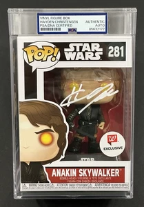 Hayden Christensen Signed Anakin Skywalker Funko Pop Encapsulated Auto ~ PSA COA - Picture 1 of 6