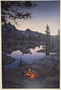 Stephen Lyman Embers at Dawn neuwertig ungerahmt Lithographie signiert nummeriert - Bild 1 von 19