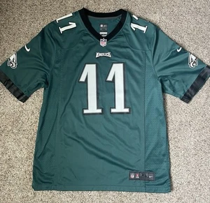 Carson Wentz Philadelphia Eagles #11 Nike Game Jersey Mens Green XL Authentic - Picture 1 of 6